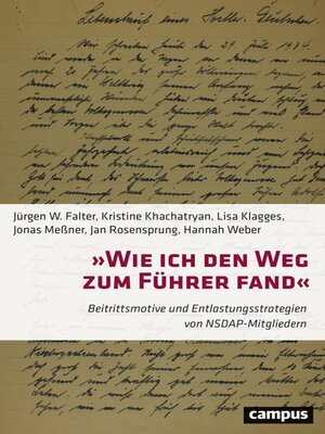 cover image of »Wie ich den Weg zum Führer fand«